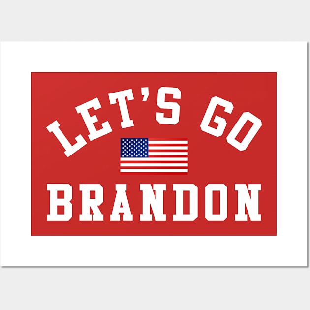 Let's Go Brandon Wall Art by mintipap